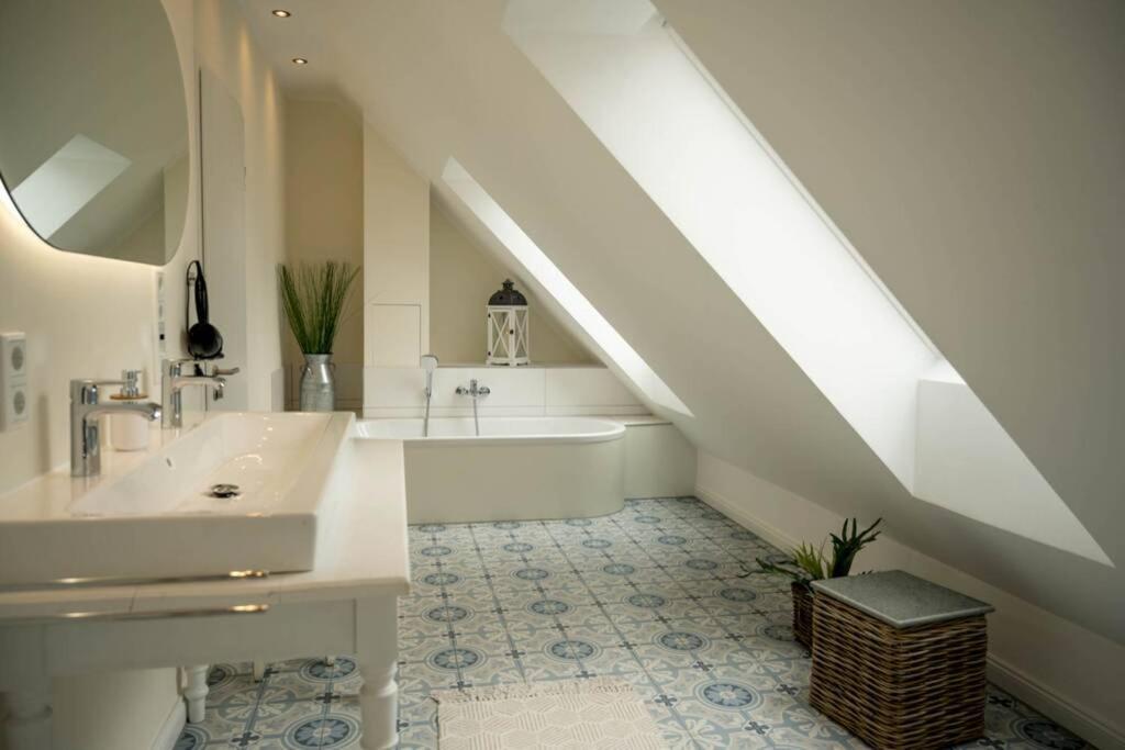 Zum Heuerling Ferienwohung Im Alten Stall Mit Sauna Versmold Extérieur photo
