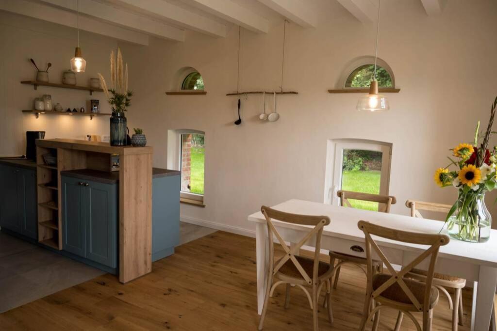 Zum Heuerling Ferienwohung Im Alten Stall Mit Sauna Versmold Extérieur photo