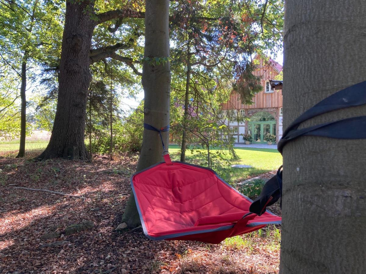 Zum Heuerling Ferienwohung Im Alten Stall Mit Sauna Versmold Extérieur photo